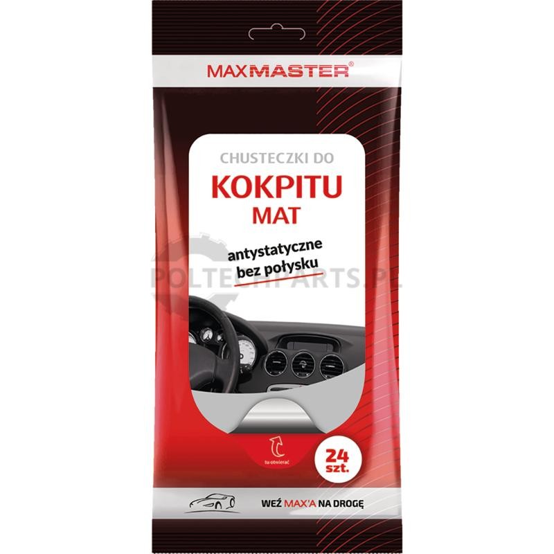 Chusteczki nawilżane do kokpitu