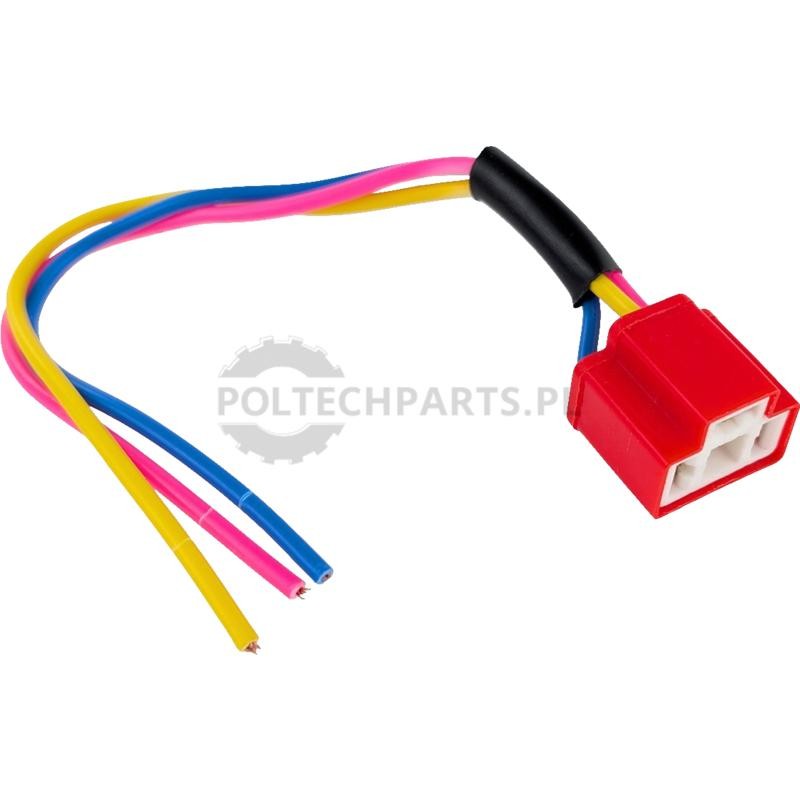 Kostka żarówki H4 gniazdo ceramiczne | poltechparts.pl