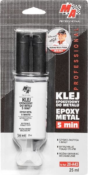 Klej epoksydowy do metalu 5 min MA Professional, 25 ml