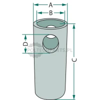 Tuleja redukcyjna - 20011137 - Sklep rolniczy PoltechParts
