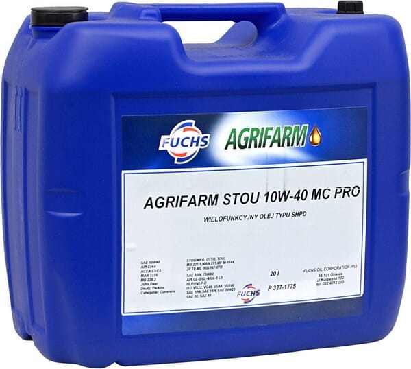 Olej Agrifarm Stou 10W40 MC PRO, 20 l