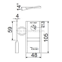 Nożyk, prawy | poltechparts.pl