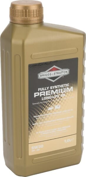 Olej silnikowy, 1 l syntetyk, SAE 5W-30 Long life Premium Briggs & Stratton