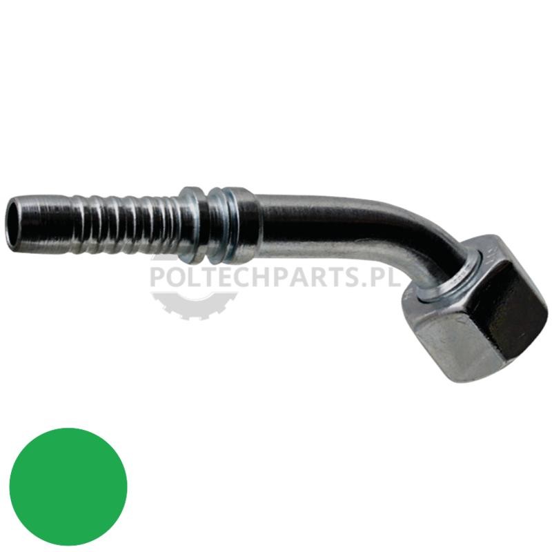 PN 12 DKOL M22x1.5 45° (15L) cynk-nikiel