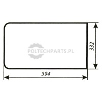 Szyba tylna | poltechparts.pl