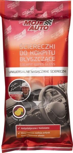Ściereczki do kokpitu połysk Moje Auto