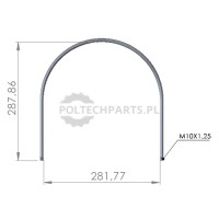 Śruba kabłąkowa - 23815AGT0222 - Sklep rolniczy PoltechParts