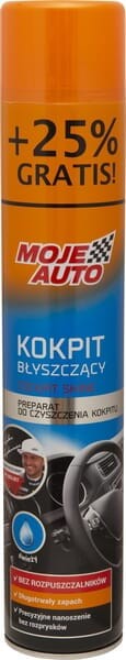 Preparat do mycia kokpitu błyszczący Moje Auto, świeży 600 ml