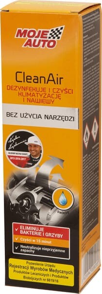 Preparat do czyszczenia klimatyzacji i nawiewów Clean Air Moje Auto, 150 ml