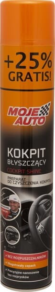 Preparat do mycia kokpitu błyszczący Moje Auto, black 600 ml