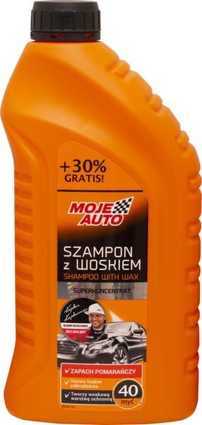 Szampon do mycia samochodów z woskiem Moje Auto, 1 litr