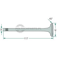Zawór ssący - 38006028 - Sklep rolniczy PoltechParts