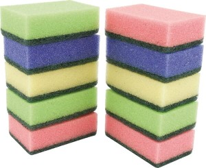 Gąbka do szor.9x6x3cm, 10 szt.