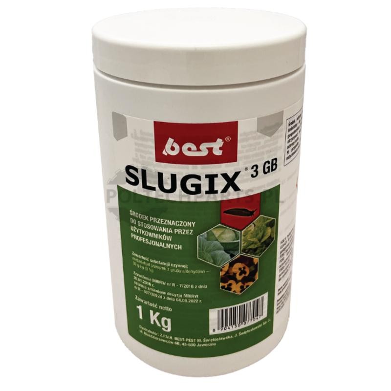 Slugix 3 gb preparat ślimakobójczy 1 kg