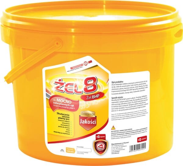Żel do mycia rąk z dodatkiem trącym, 10 kg