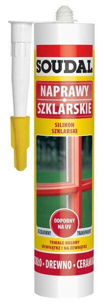 Silikon szklarski, biały 280 ml