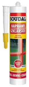 Silikon szklarski, biały 280 ml