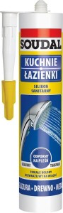 Silikon sanitarny 280 ml, bezbarwny