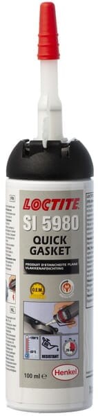 Uszczelniacz silikonowy, czarny SI 5910 Loctite, 100 ml