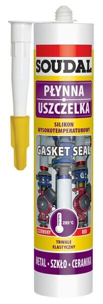 Silikon wysokotemperaturowy, 280 ml