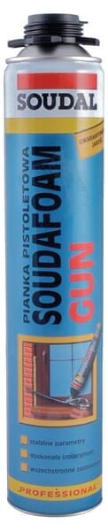 Piana pistoletowa Soudafoam Soudal, 750 ml