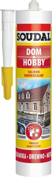 Silikon uniwersalny, bezbarwny 280 ml