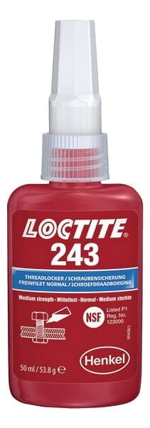 Środek zabezpieczający gwinty 243 Loctite, 50 ml