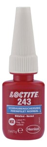 Środek zabezpieczający gwinty 243 Loctite, 5 ml