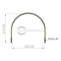 Śruba kabłąkowa - 23815AGT0227 - Sklep rolniczy PoltechParts