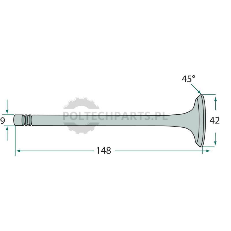 Zawór ssący - 38019477 - Sklep rolniczy PoltechParts