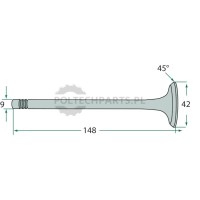Zawór ssący - 38019477 - Sklep rolniczy PoltechParts