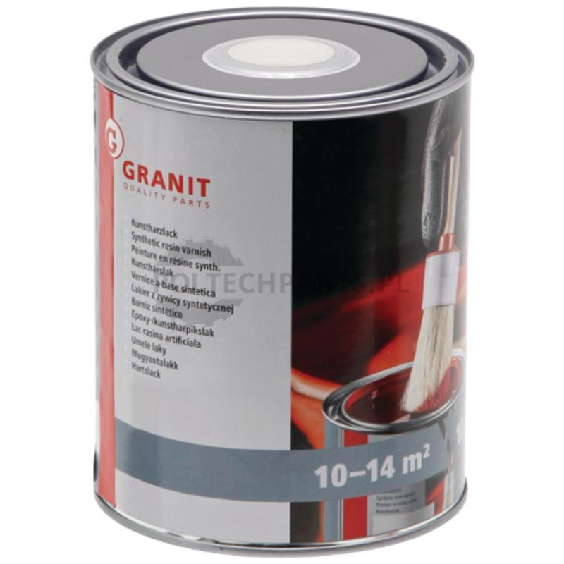 Poclain biały szary