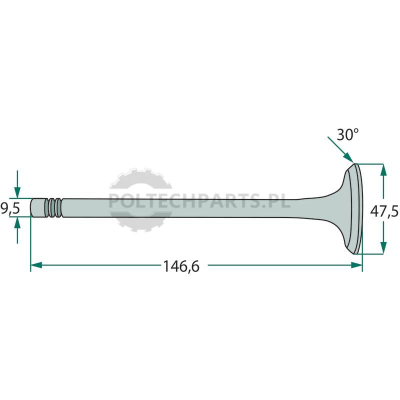 Zawór ssący - 38017136 - Sklep rolniczy PoltechParts