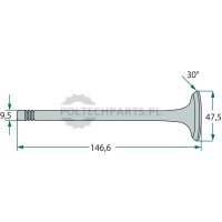 Zawór ssący - 38017136 - Sklep rolniczy PoltechParts