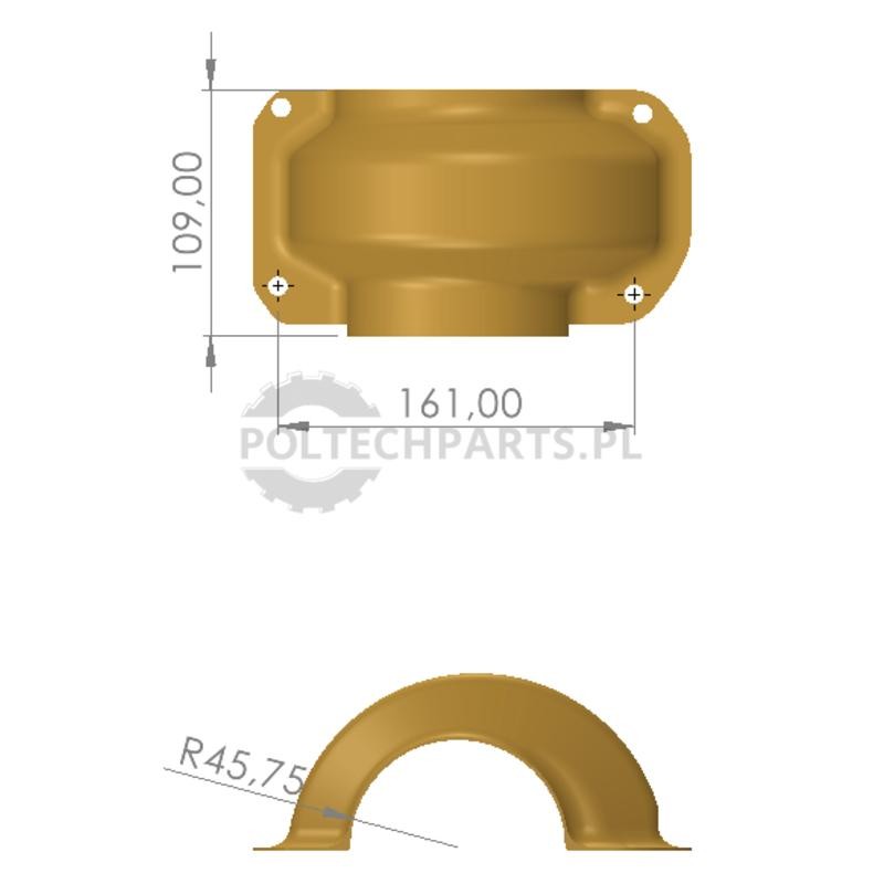 Osłona termiczna - 23815AGT0860 - Sklep rolniczy PoltechParts