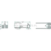 Palec podbieracza - 525436138/10 - Sklep rolniczy PoltechParts