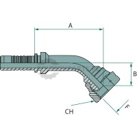 PN 12 DKM M18x1.5 45° | poltechparts.pl