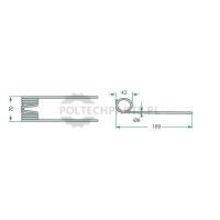 Palec podbieracza - 5250114502 - Sklep rolniczy PoltechParts
