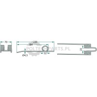 Palec podbieracza - 525161367/10 - Sklep rolniczy PoltechParts