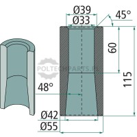 Tuleja do przyspawania | poltechparts.pl