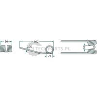 Palec podbieracza - 525278552.0/10 - Sklep rolniczy PoltechParts