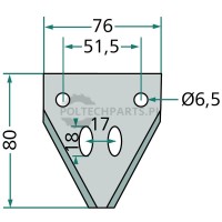Nożyk - 525525208/25 - Sklep rolniczy PoltechParts