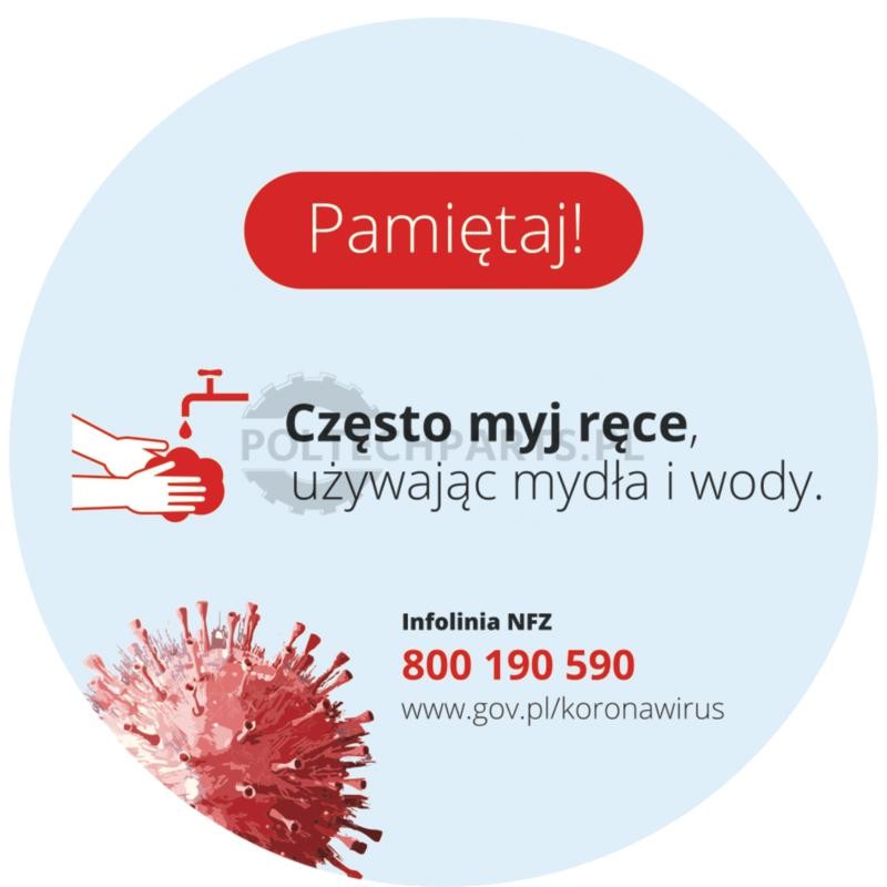 Naklejki "Pamiętaj myj ręce"