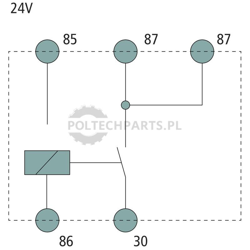 Mały przekaźnik 24V