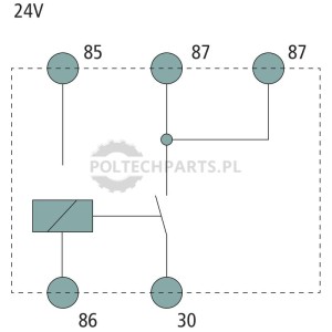 Mały przekaźnik 24V