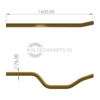 Przewód rurowy - 23815AGT0416 - Sklep rolniczy PoltechParts