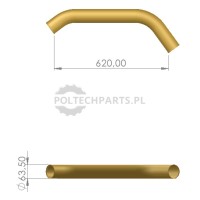 Przewód rurowy - 23815AGT0442 - Sklep rolniczy PoltechParts