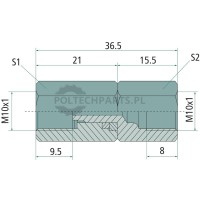 Proste przyłącze obrotowe | poltechparts.pl