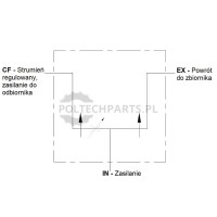 Trójdrogowy regulator przepływu | poltechparts.pl