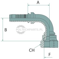 PN 06 DKJ 7/16″ 90° | poltechparts.pl